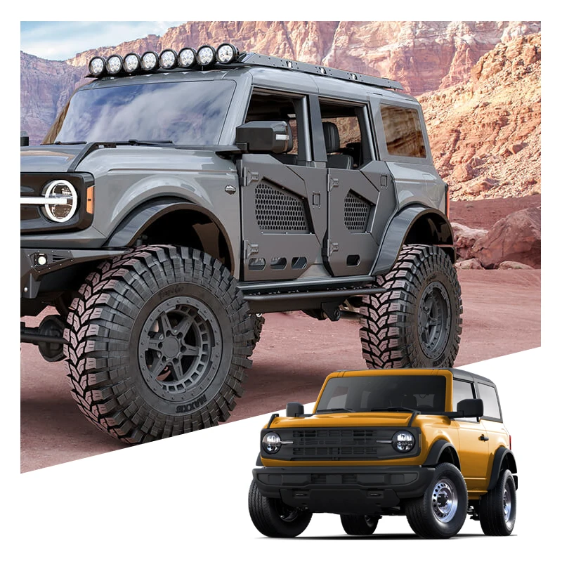 Car Extior Accessories Body Parts Black Front Rear Trail Replacement Part Doors Panel For Ford Bronco 2021 2022