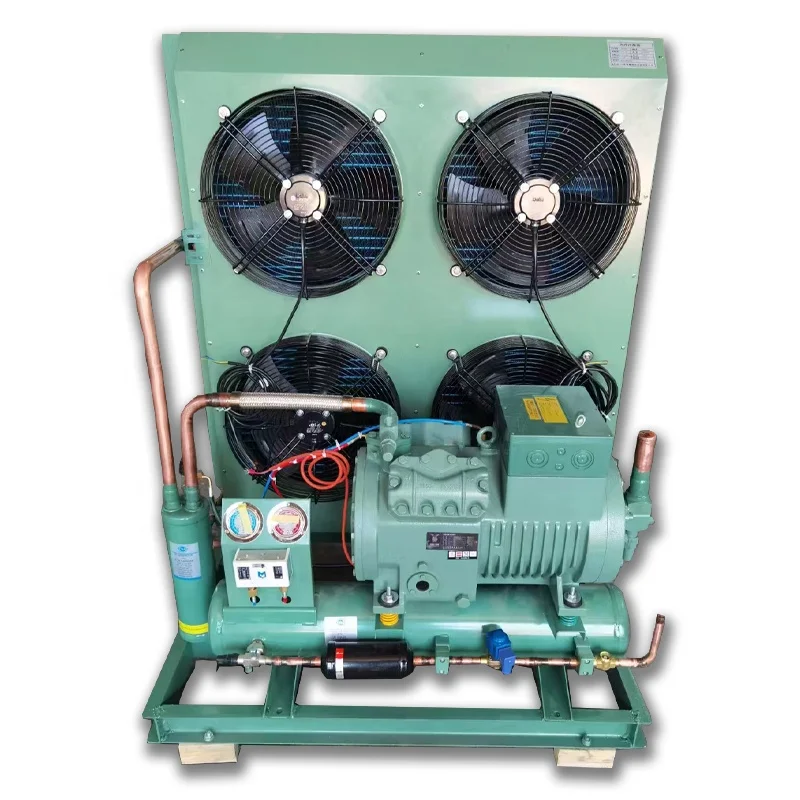 Cooling Compressor System Condenser Unit Refrigeration Cold Storage Room Freezer Semi-hermetic Condensing Unit