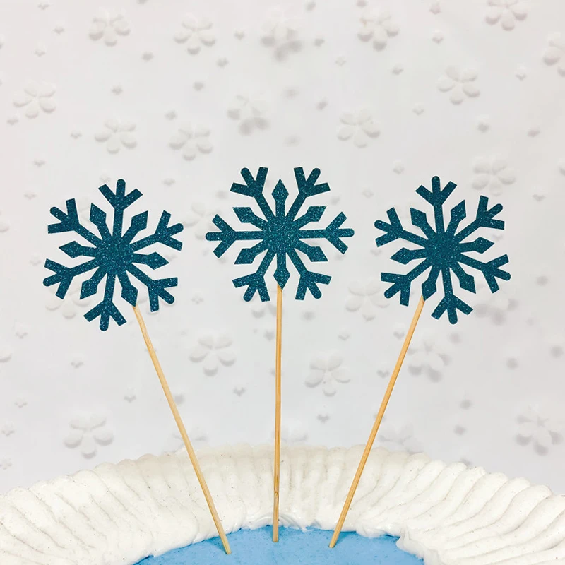 Glitter Gender Reveal Boy or Girl Cup Cake Toppers Baby Shower Party Cake Food Decoration Supplies/