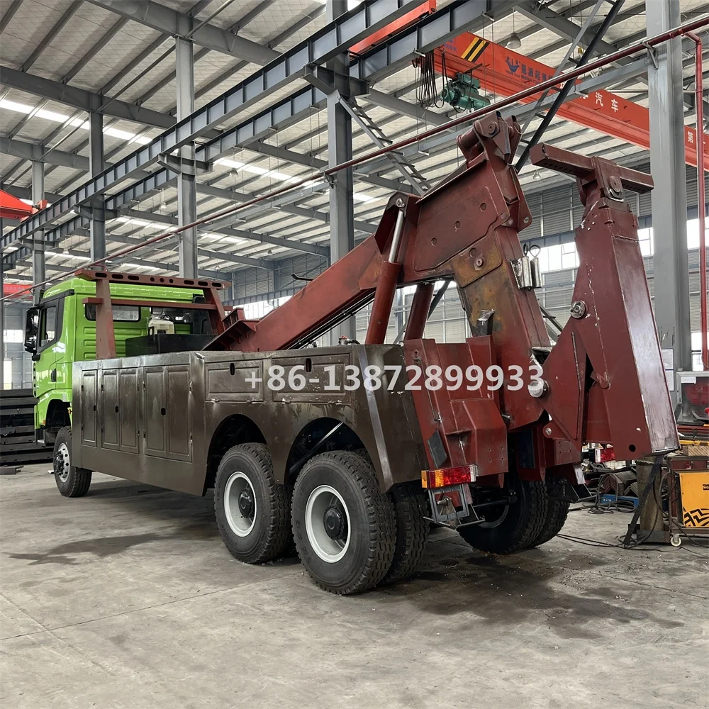 Shacman Heavy duty 20tons wrecker tow truck breakdown truck recovery vehicle breakdown lorry