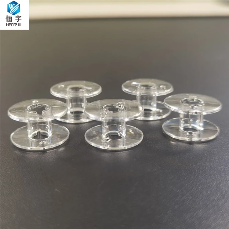 Custom ABS PS PC color&size Small Plastic Bobbins /Plastic Wire Spool for silk ribbon