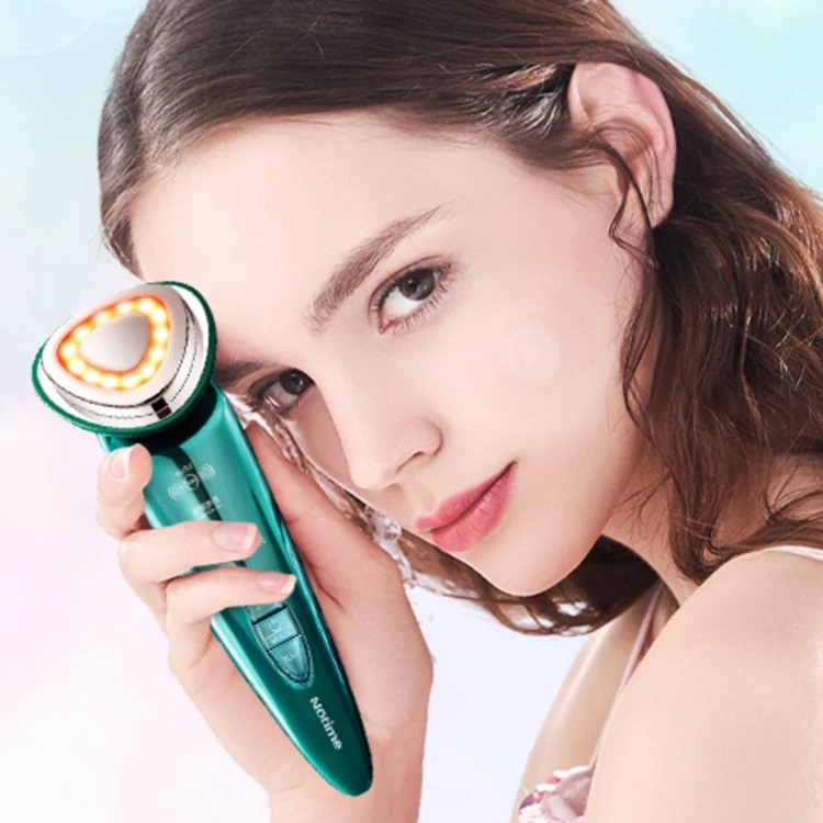 Spa nu home use facial equipment led galvanic ion therapy skin rejuvenator multi-function beauty device