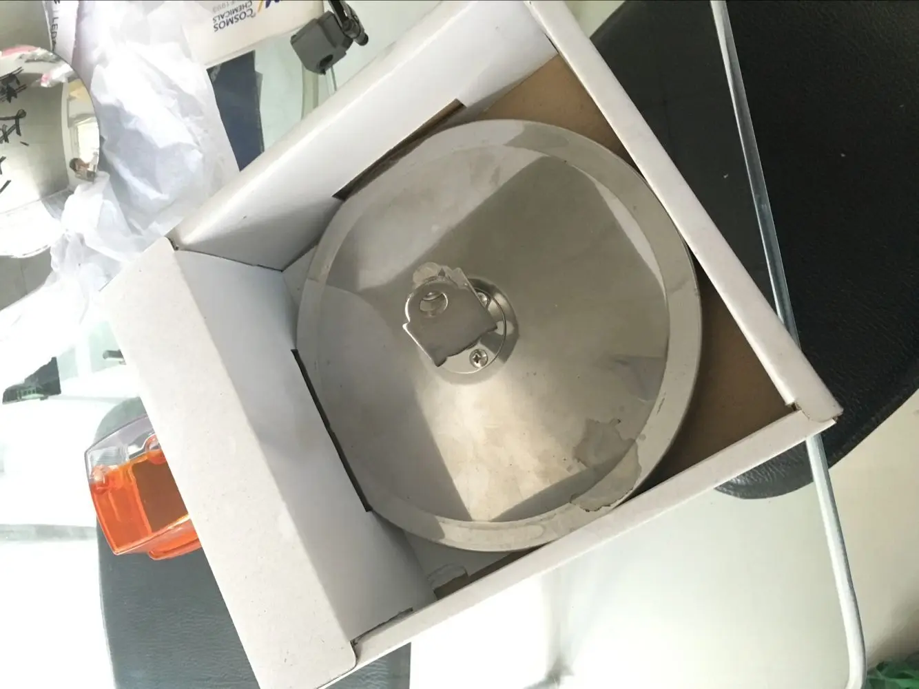 HV-RM15 Truck spare parts rearview mirror 8 diameter convex glass mirror