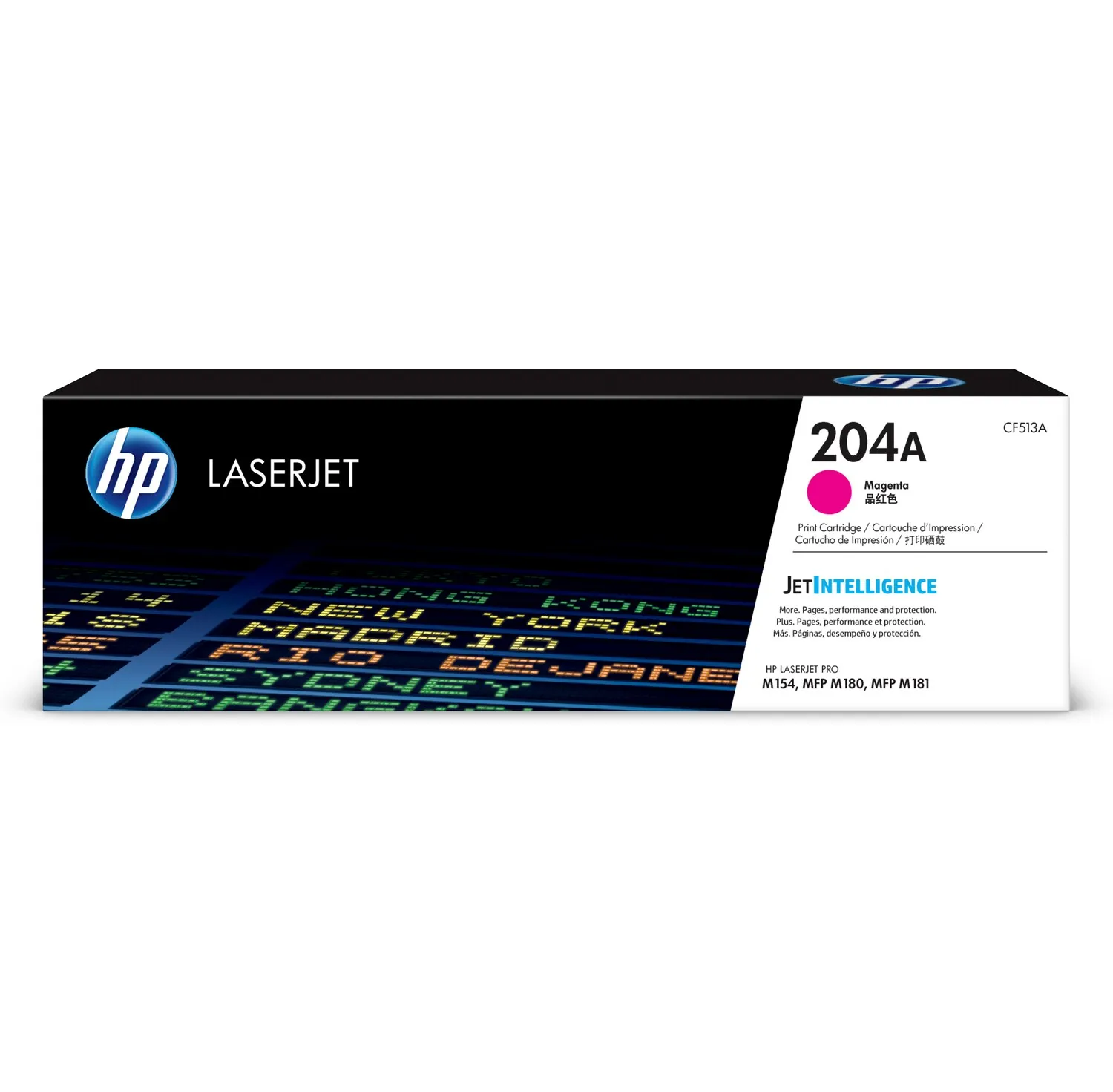 CF510A CF511A CF512A CF513A HP LaserJet 204A Black Toner Cartridge for Color Laserjet Pro M154a/nw MFP M180n M181fw