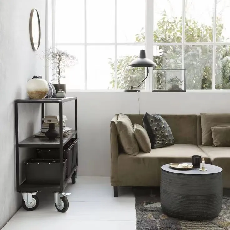 Top selling hair trolley cart salon furniture  metal beauty salon trolley