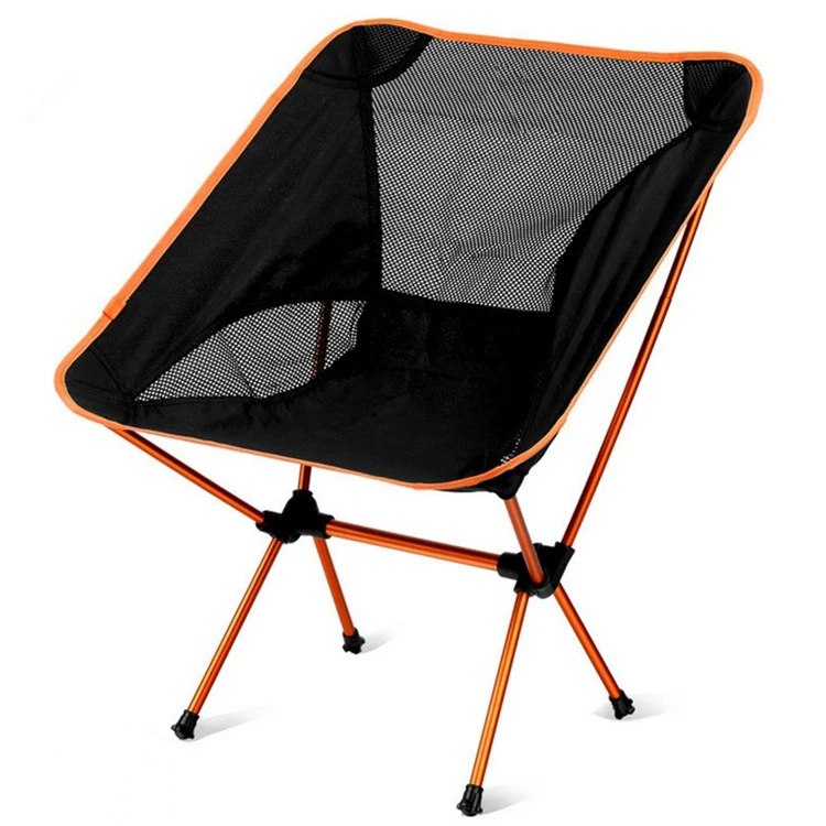 Outdoor Folding Moon Chair Ultralight Aluminium Camping Chair Beach Chairs