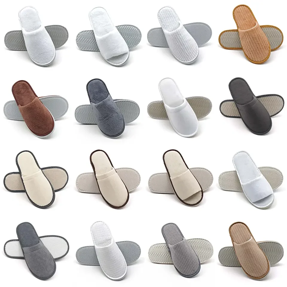 Stock Free Samples Wholesale Cheap Travel Hotel Disposable Slippers