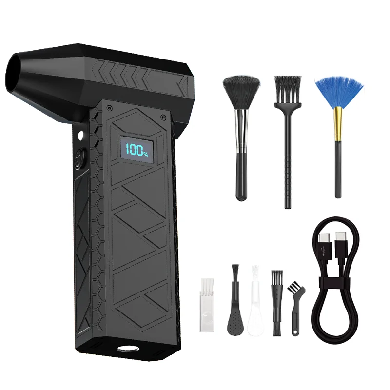 Mini Turbojet Fan Self-Developed 130000RPM Violent Dust Removal Car Clean Mini Turbojet Light High Speed Turbofan