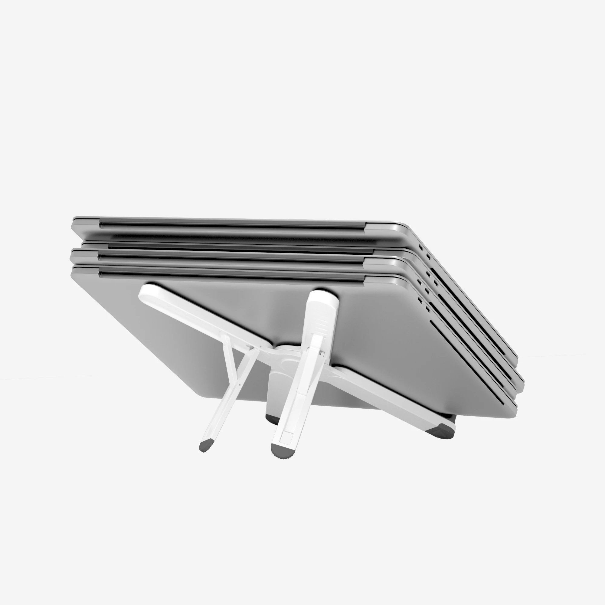 7 Gear adjustable height X shape efficient heat dissipation ABS material light weight laptop cooling stand for office