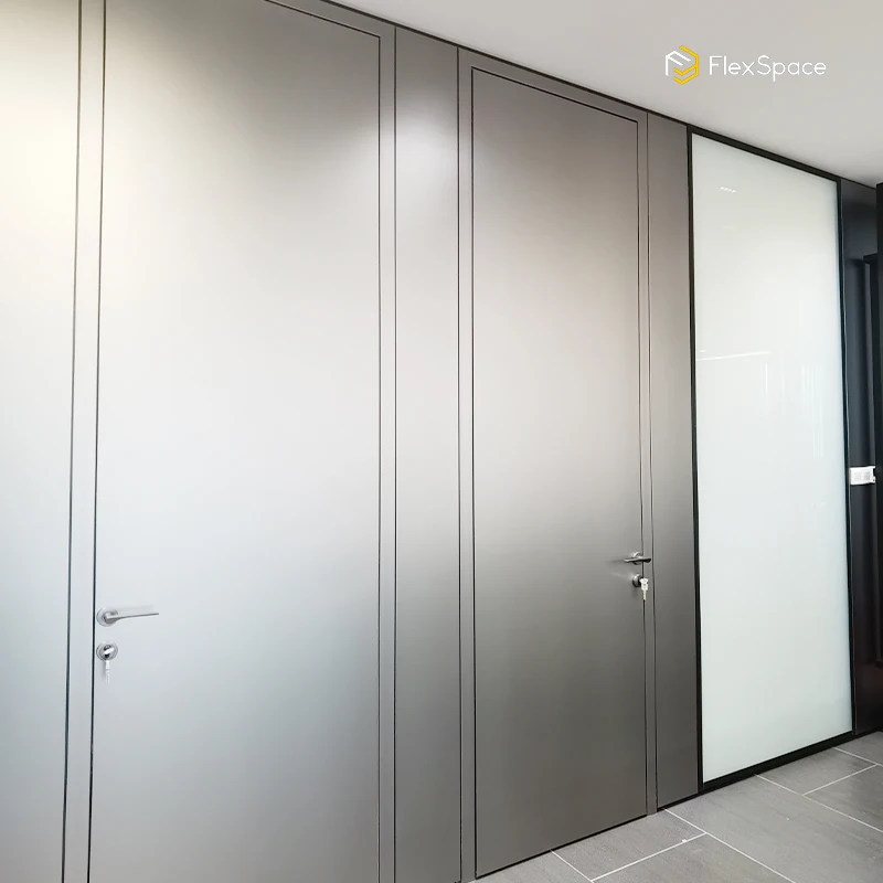 Commercial Furniture Office Partition Glass Wall Living Room Office Thickness Tempered Glass Partition Wall