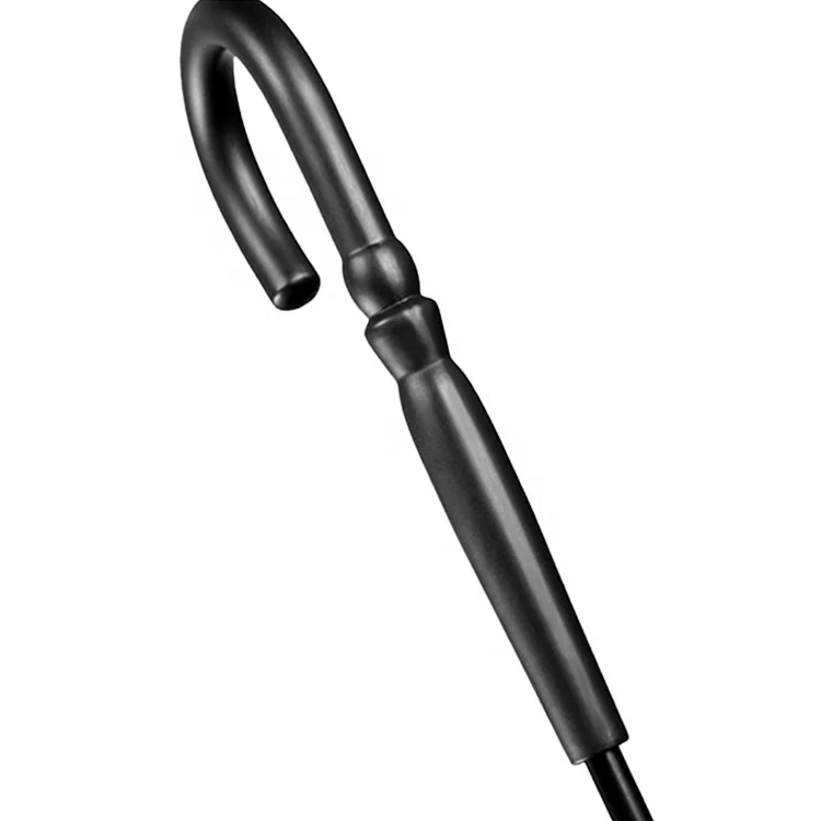 China Factory Wholesale 21 Inch Plastic Handle Straight Gothic Umbrella With Logo Prints