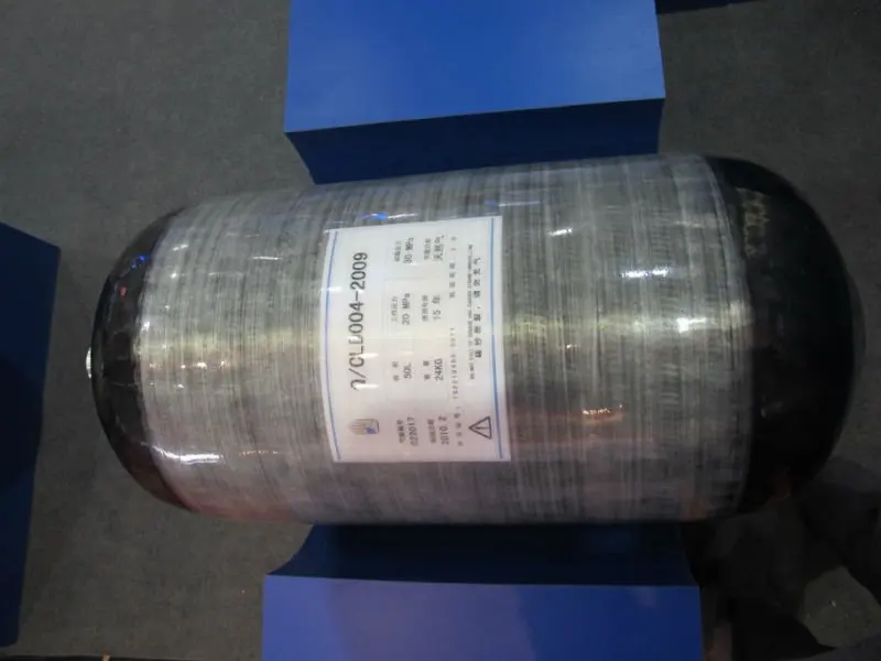 
90L Vehicle CNG Tank Type 3 Carbon Fiber Fully Wrapped Cylinder for Compressed Natural Gas 