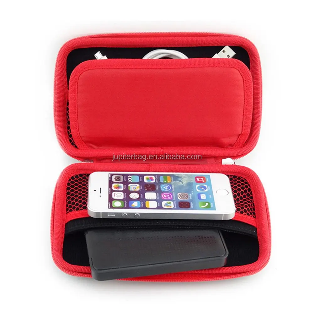 eva Power Bank and Adaptor Carrying Storage zipper case organizer