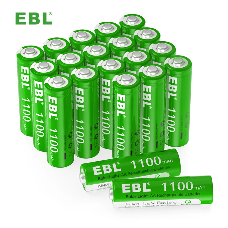 EBL Factory Rechargeable AA Battery 1100mAh 1.2V NIMH Battery