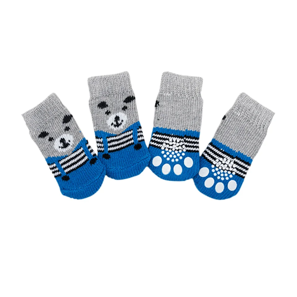 Winter Warm Anti-Slippery Washable Comfortable Polyester Green Frog Socks Shoes Footwear