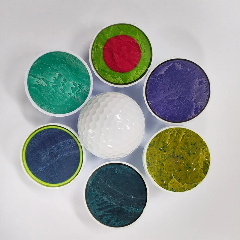 High Quality Custom logos Soft Urethane Durable Surlyn Golf Balls Color