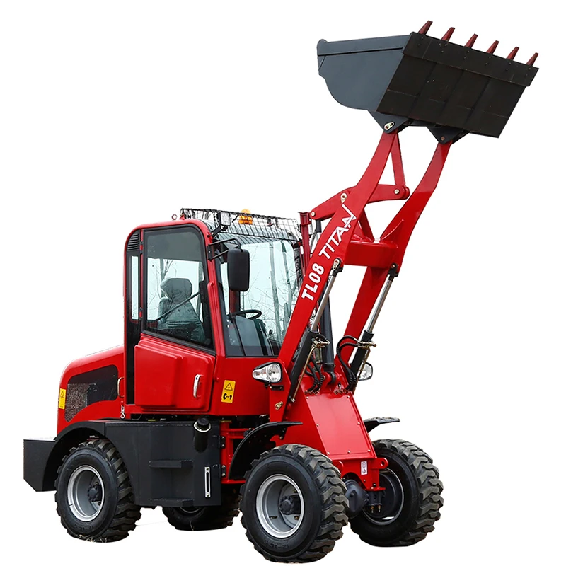 Миниатюрный трактор titan mahindra фронтальный колесный погрузчик zl 12 с ковшом 4 в 1