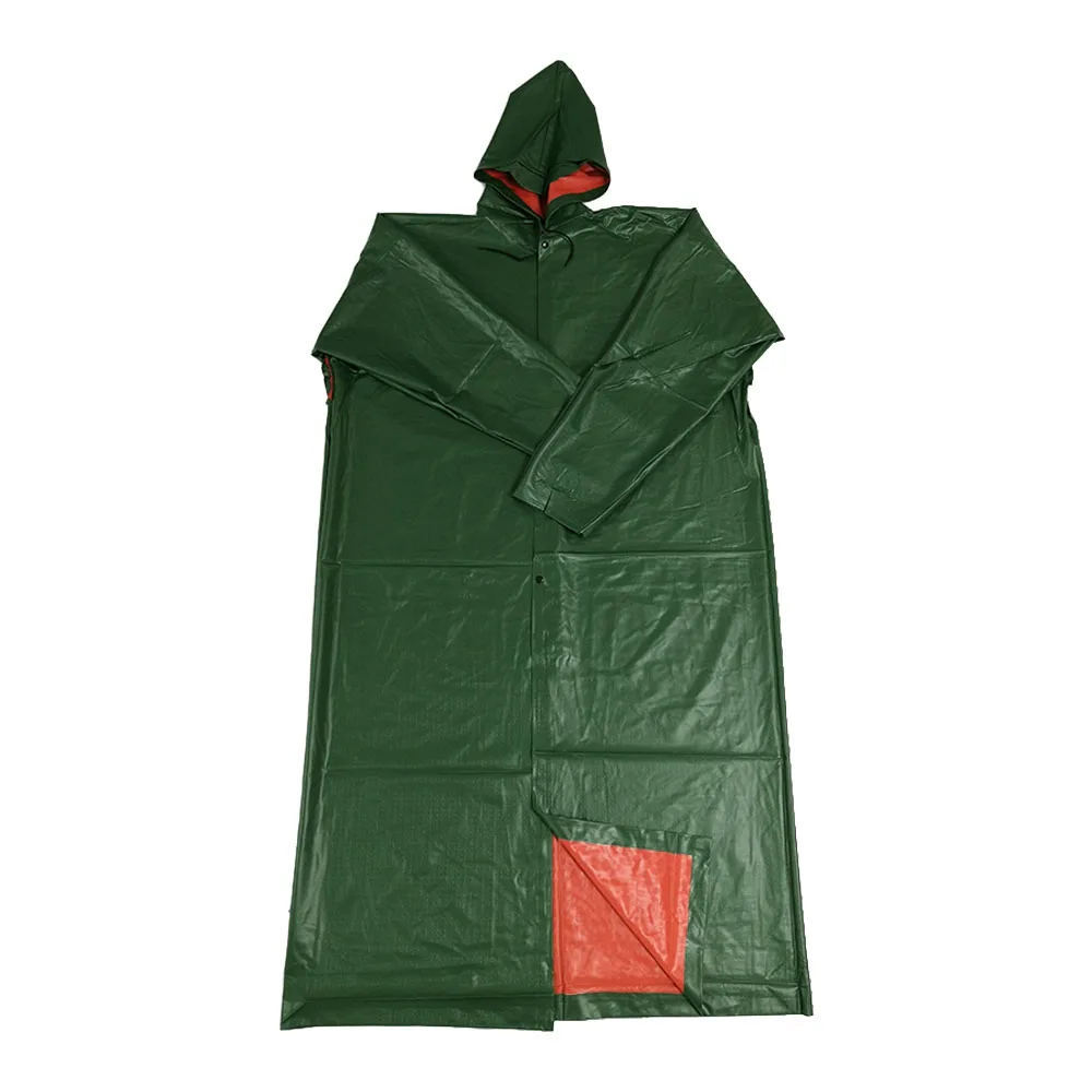 Adult army green coat type raincoat labor protection construction site WATERPROOF CYCLING outdoor travel one-piece poncho