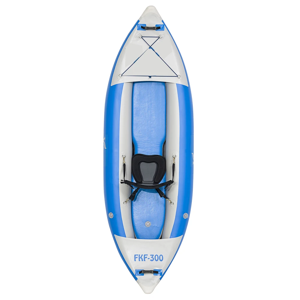 
Hot Sale ZRSUP 1 Person Kayak Inflatable Water Rowing Boat Folding Kayak 