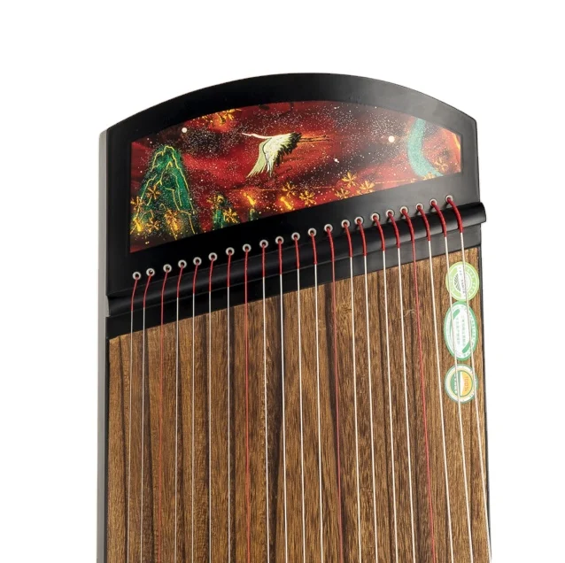 Профессиональный 21-струнный музыкальный инструмент Guzheng Древняя китайская цитра для записи приветствия от китайского производителя