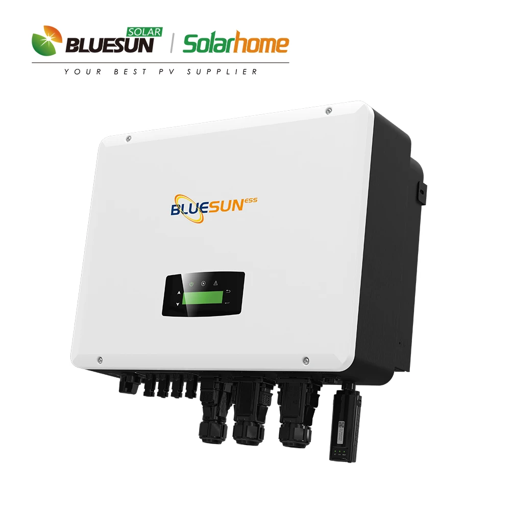 Bluesun best 3phase 30kw 20kw pv inverter 220vac solar power storage batteries for solar system 100kwh price