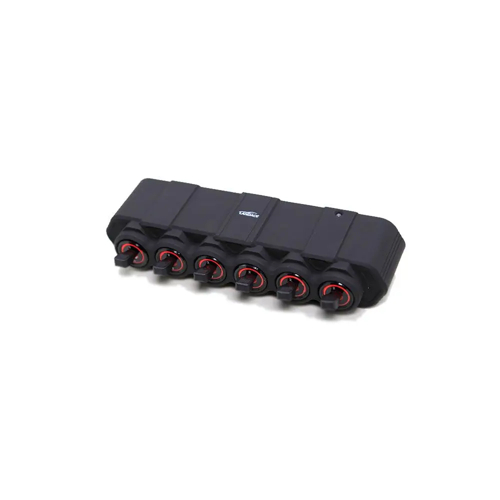 Manufacture Powder Coated 4*4 Vehicle Universal Popular Style and Design Wireless 6-gang Switch Panel Electronic Relay System