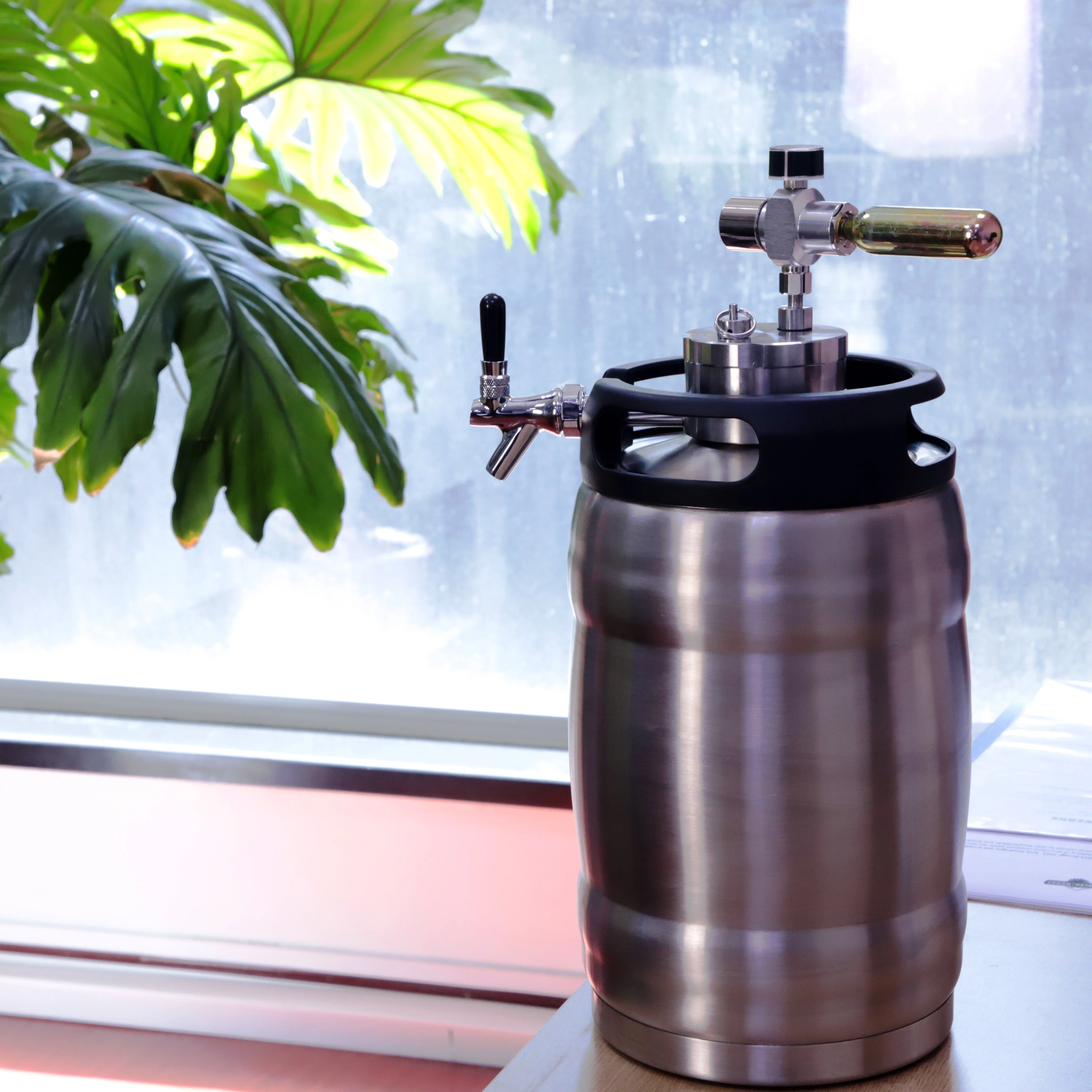 Stainless Steel Beer Barrel Commercial Keg Portable Home Brew Draft Beer Keg Dispenser