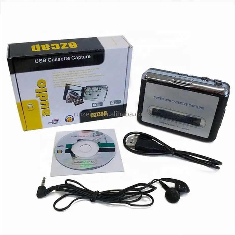 Новая лента для ПК Супер USB Cassette-to-MP3 преобразователь запись звука