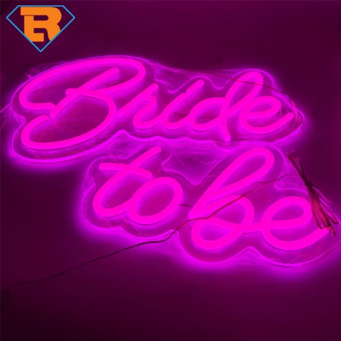 Wholesale Words Signage Wedding Party Logo Wall Decoration Letter Lamp Custom LED Neon Light Sign