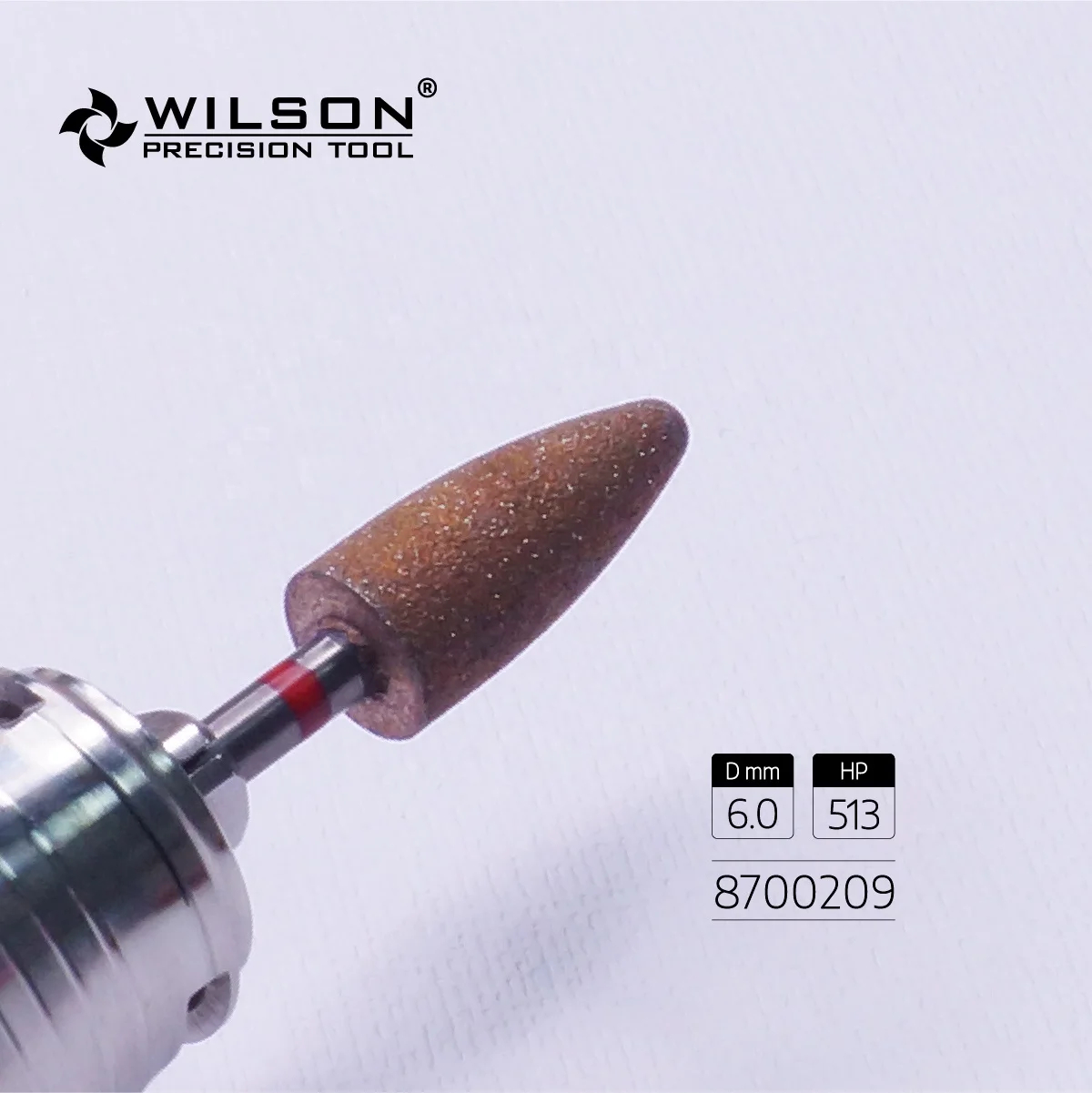 6.0mm Bullet Shape 8700209 Efficient Cutting Solid Sintered Diamond Burs Dental Diamond Bit Dental bur