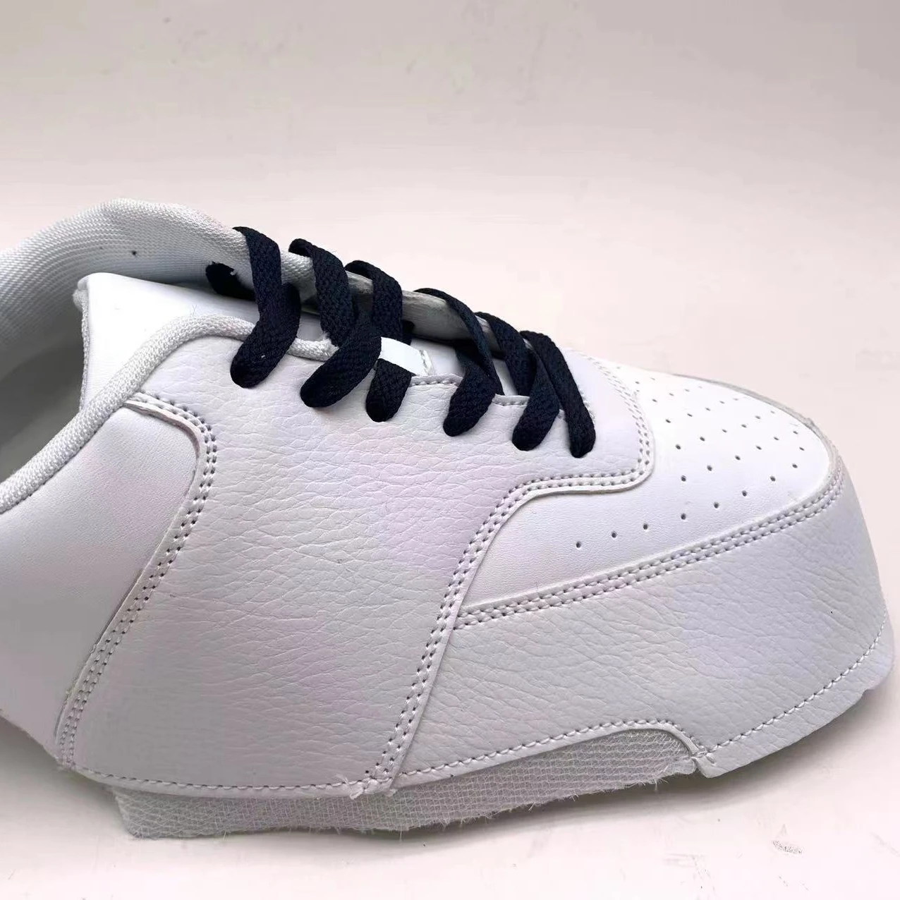 vamp wholesale custom brand Shoes Upper Semi Finished Sport Shoe Upper