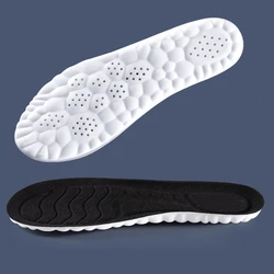 High Elastic Soft Pu Sport Massage Boosting Insoles Popcorn Shock Apsorption Insole