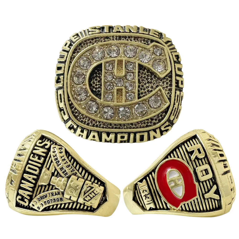 Индивидуальное Кольцо чемпионата 1986 NHL Montreal Canadiens деревянная коробка на