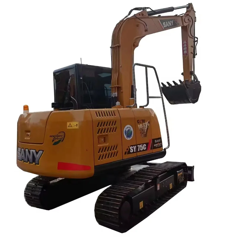 Strong Power Low Price Used Original Crawler Excavator Sany 75C-9  In Stock.