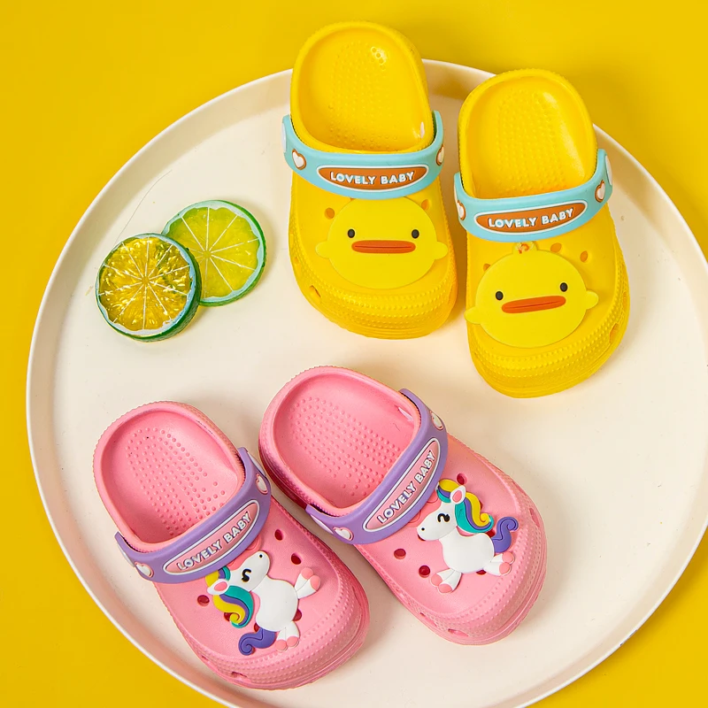Clog Slipper Children Shoes Toddler Slippers Baby Kids Footwear Stock Fashion Lightweight Eva Comfortable