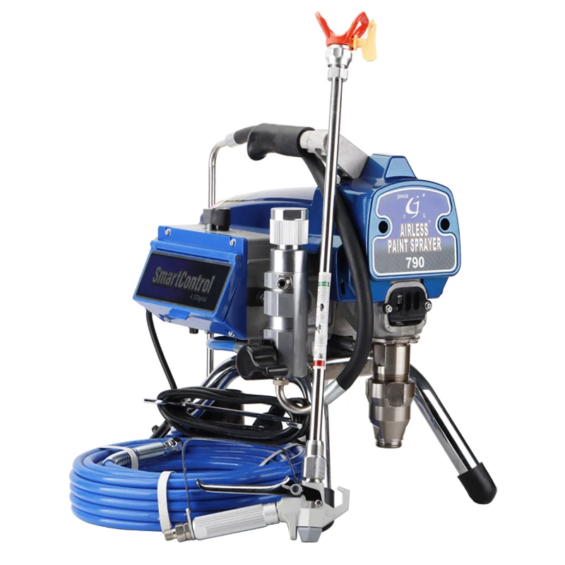 Ручной Электрический краскопульт JG-790 высокого давления портативный безвоздушный Краскораспылитель
