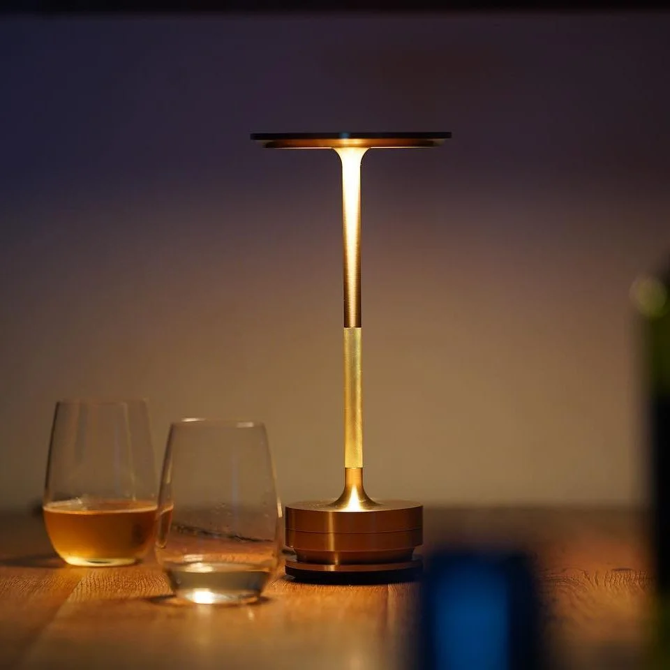 BAFANG Creative LED Touch Cordless Table Lamp USB Chargeable Night Light for Restaurant Hotel