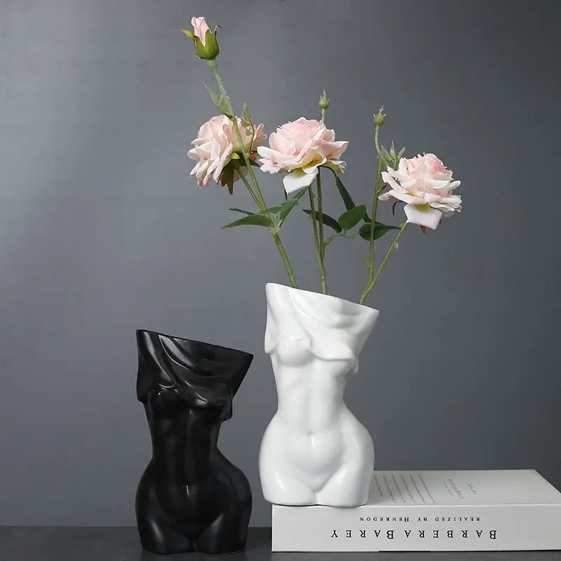 Wholesale Artificial Desktop Flower Ceramic Table Flower Decoration Vase For Office And Home