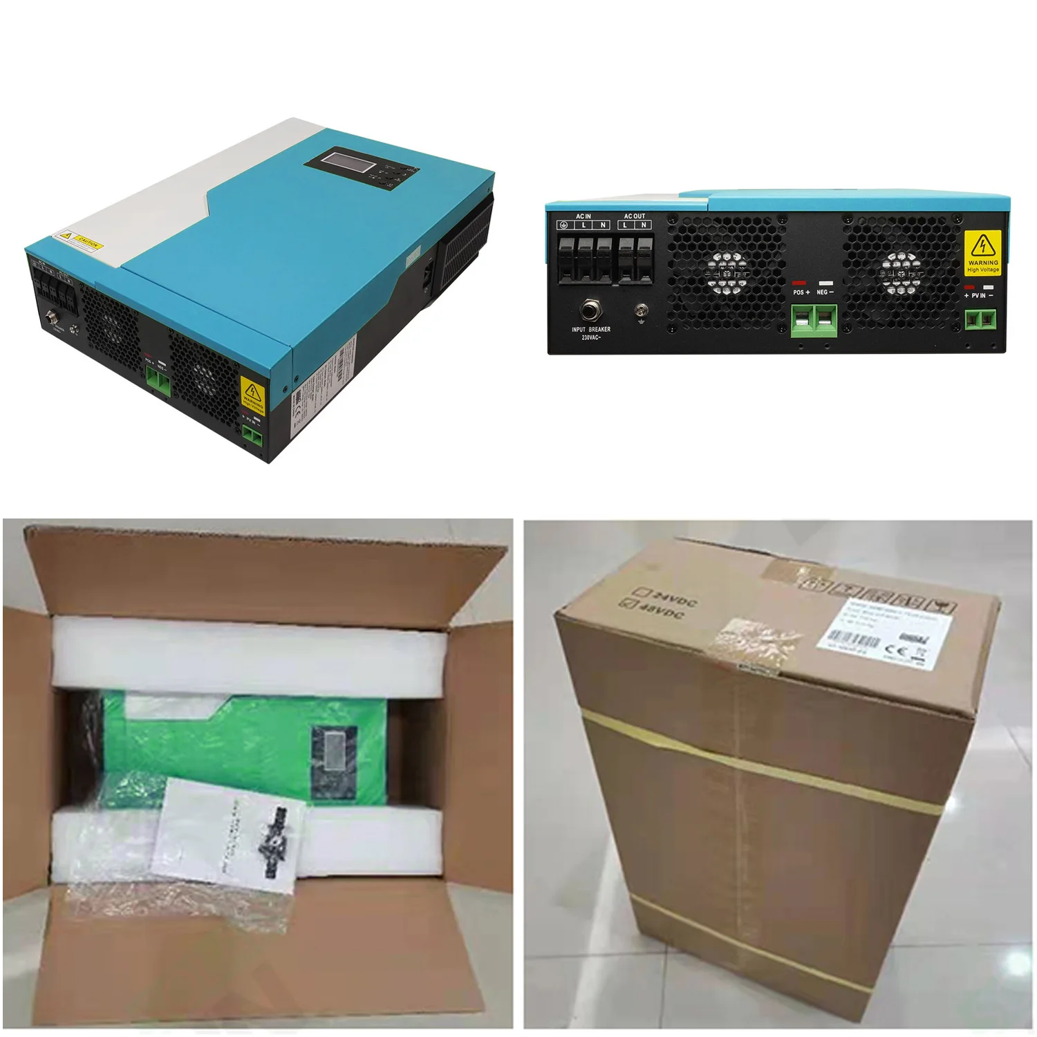 TTN Residential 5.5KW Off Grid Solar Inverter Hybrid 5kw Solar pure sine wave Inverter wechselrichter Parallel WIFI