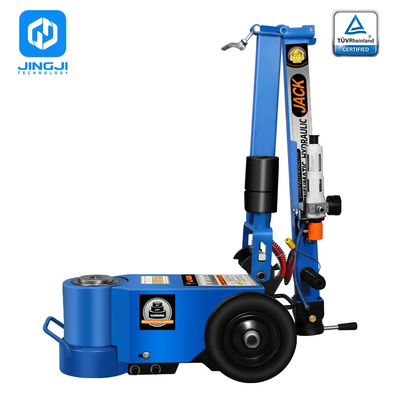 jingji 50 ton pneumatic lifting jack 80 ton air hydraulic floor jack