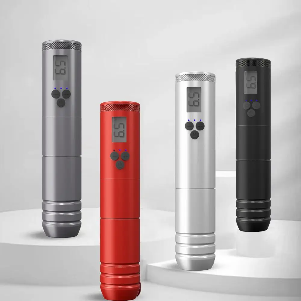 EZ индивидуальный Швейцарский двигатель со светодиодным дисплеем 28 мм/32 мм, сменный захват, беспроводная батарея, тату-машинка, ручка