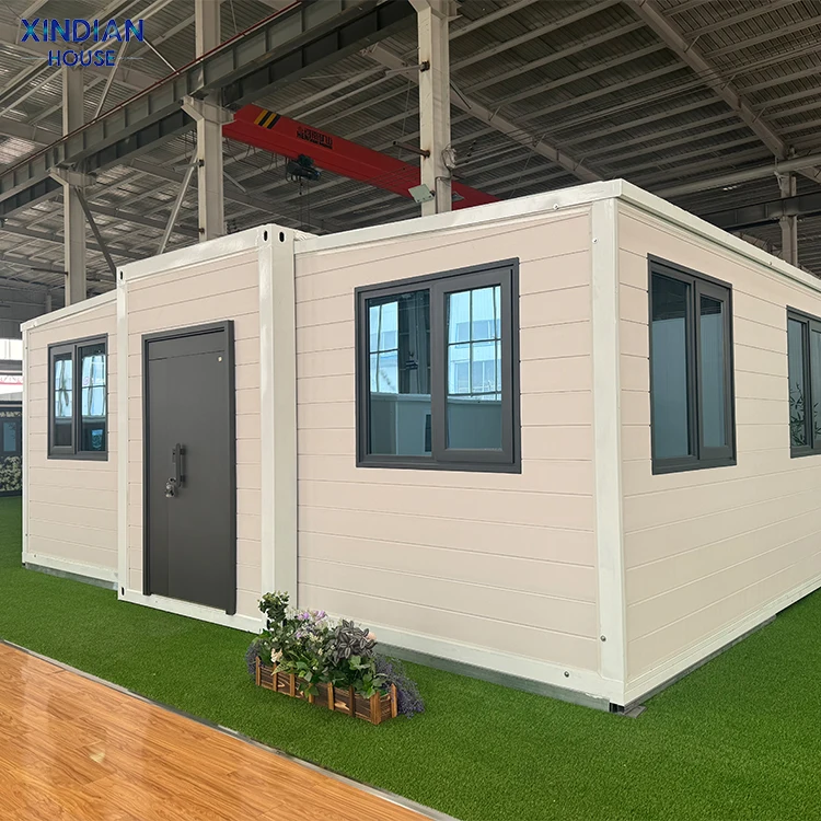 High Quality Modern New Mall 3-Year Customized Office Prefab Expandable and Foldable Container House with Bathroom