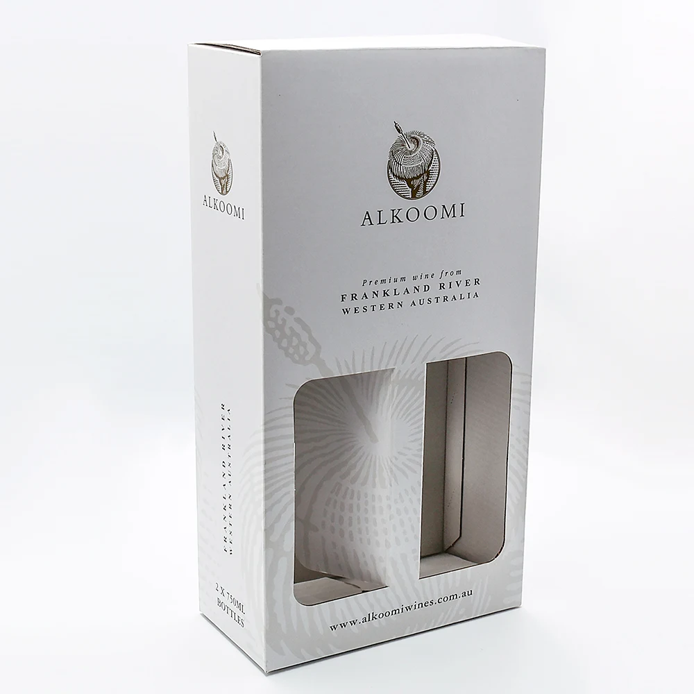Red Wine Glass Box 2/3/6 Bottle Packaging Gift Beer Carton Custom Luxury Shipping Paper Cardboard Wine Box