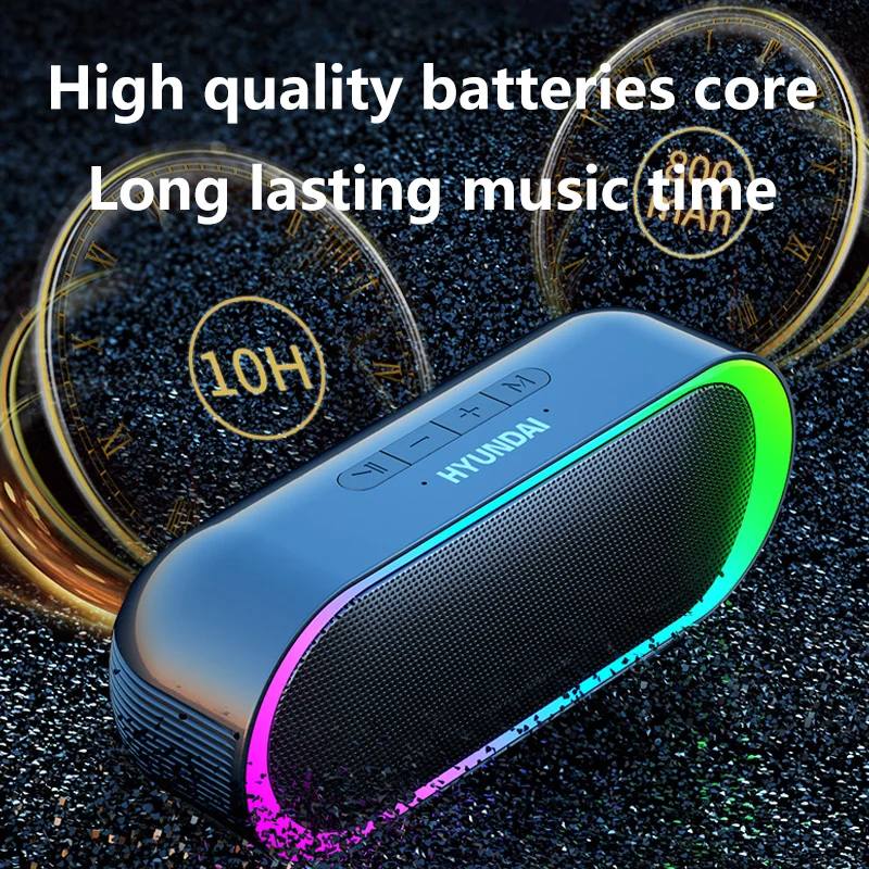 Hyundai Super High Sensitivity Mini Dome Tweeter Life Waterproof Speaker 2 Microphone Power Battery Audio Support Woofer