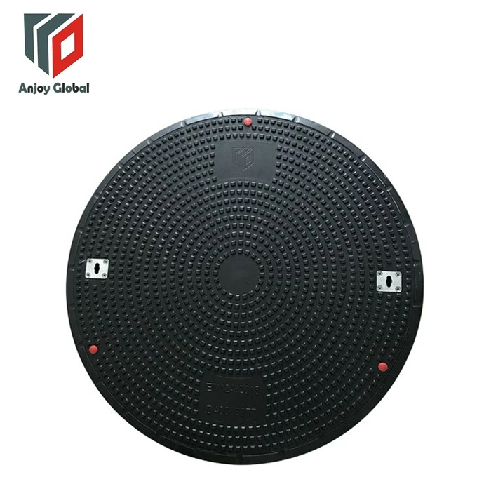 China manufacturer SMC BMC Round EN124 sewer cover for petrol station custom heavy duty gas station manhole cover
