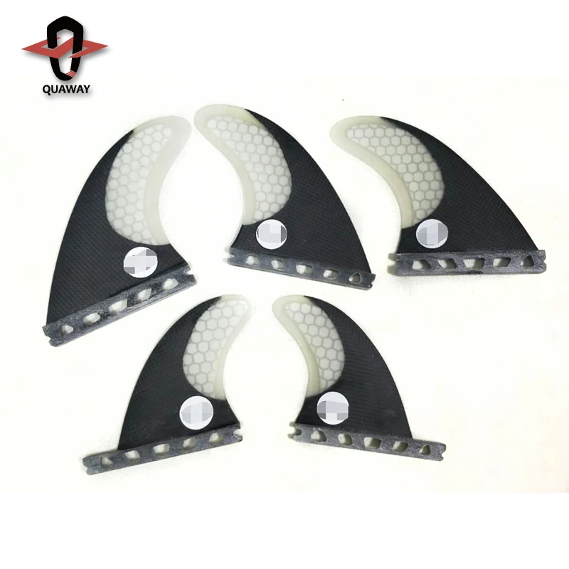 Five Fins Honeycomb Carbon fiber fiberglass Surfboard fins Kite surfboard