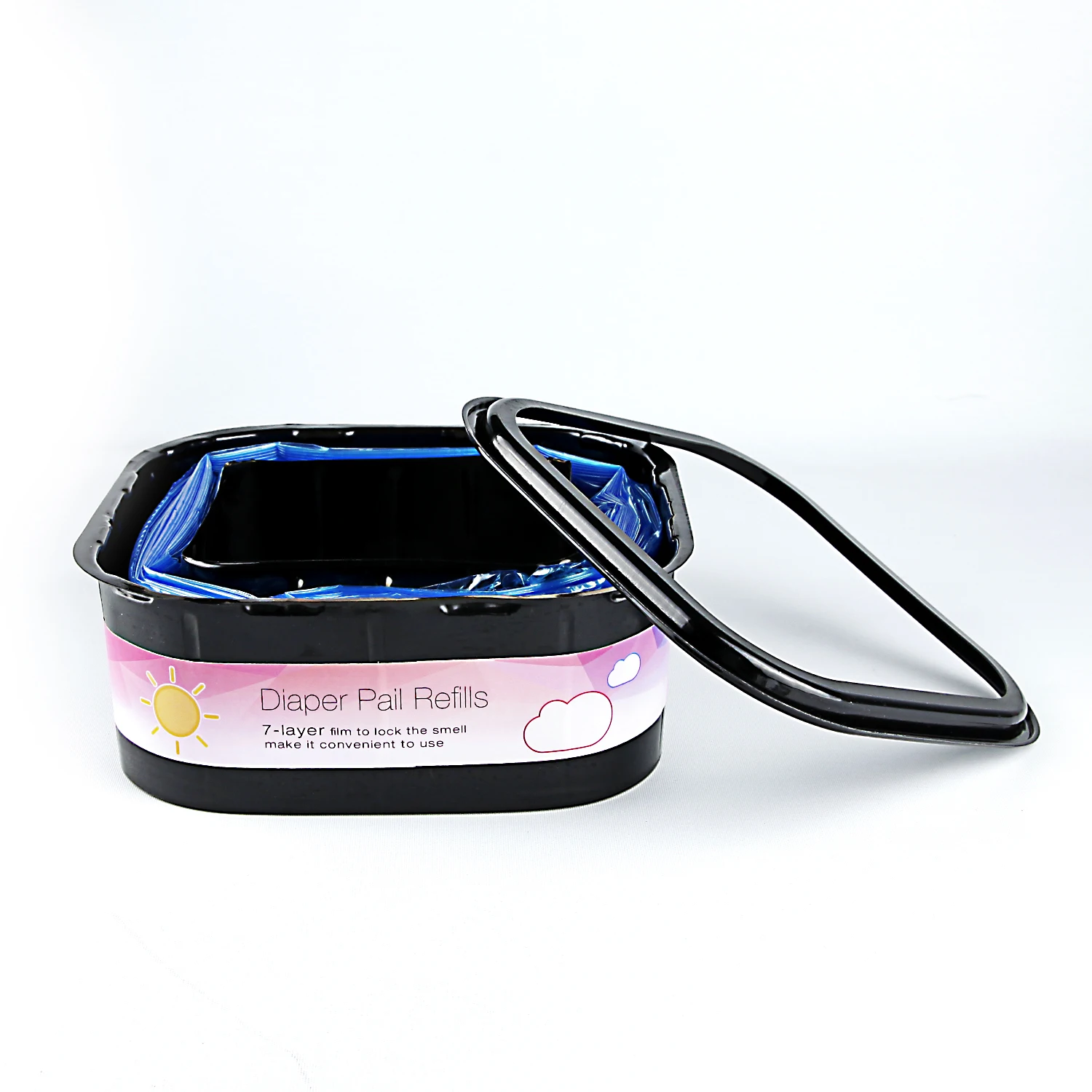 Jumbo Cat Litter Refills Bags Cat Litter Bags Compatible with Your Genie Litter Refill (NOT Compatible with XL Pails) Black