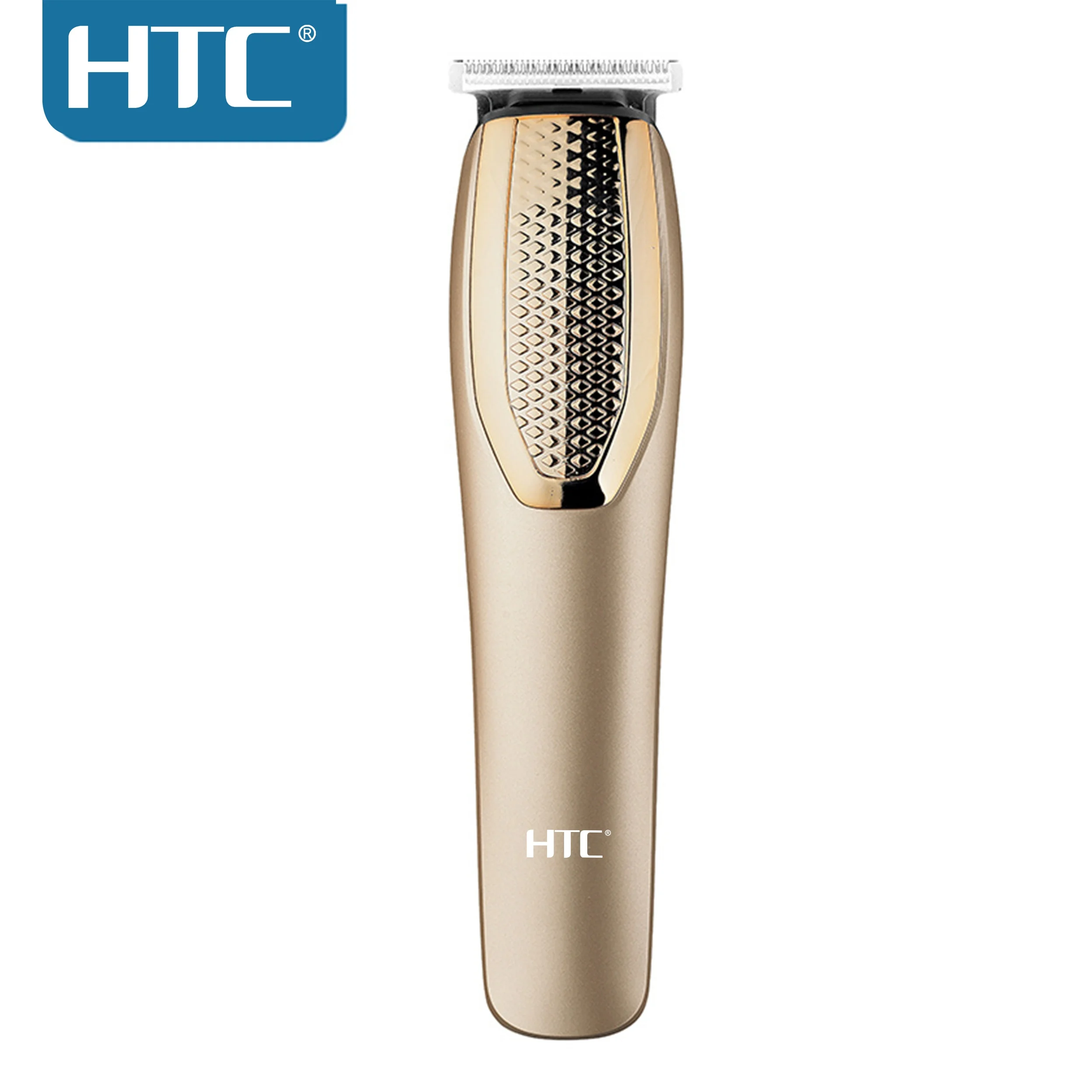 HTC AT-1210A Rechargeable Lithium Battery USB Zero Gapped Balding Trimmer Hair Cutting Remover Clipper