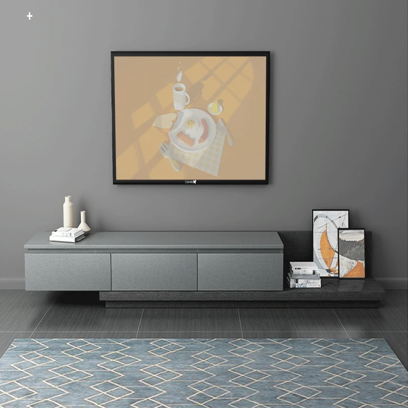 2022 простая Минималистичная деревянная мебель телевизионная консоль набор для спальни гостиная современный шкаф из МДФ