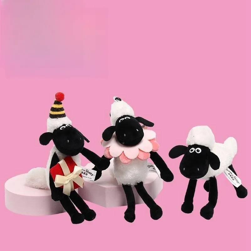 Well-Sold Kids Gift Cartoon & Anime Shaun the Sheep Peripherals Doll Pendant Plush Toy Bag Keychain Cute Animal Doll